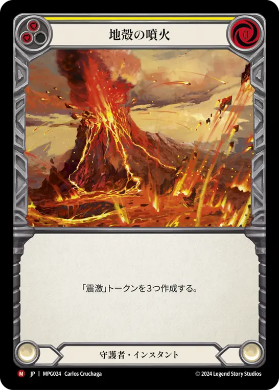 地殻の噴火