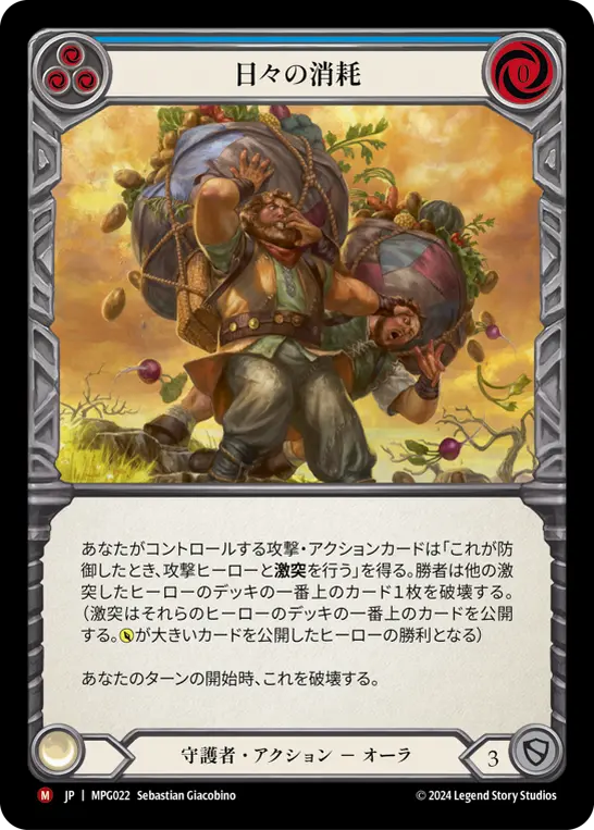 日々の消耗