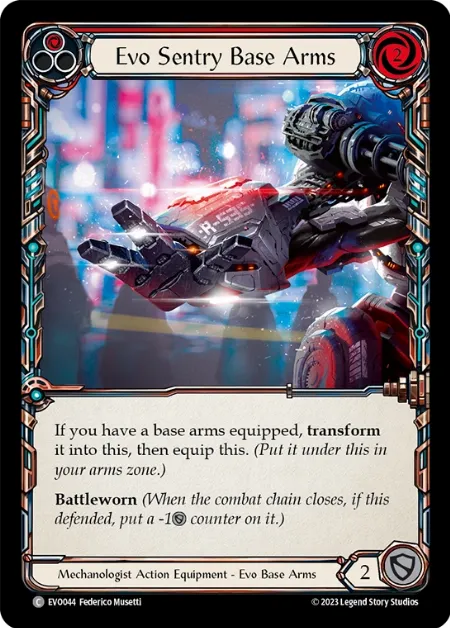 Evo Sentry Base Arms
