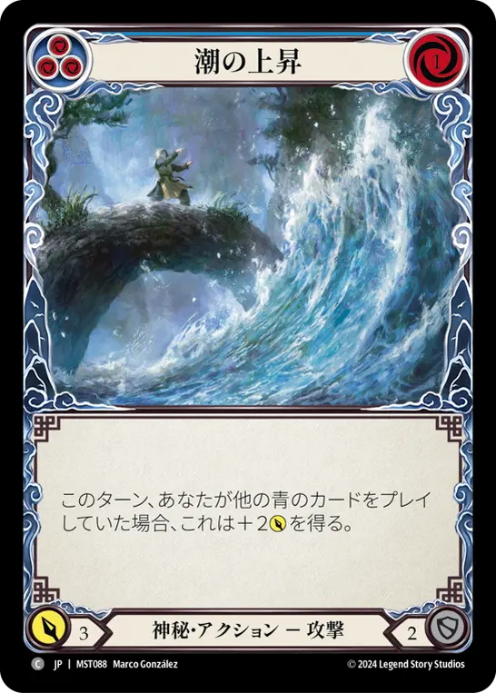 潮の上昇