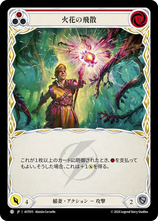火花の飛散
